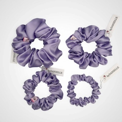 JEDWABNA SCRUNCHIE MINI LILAC