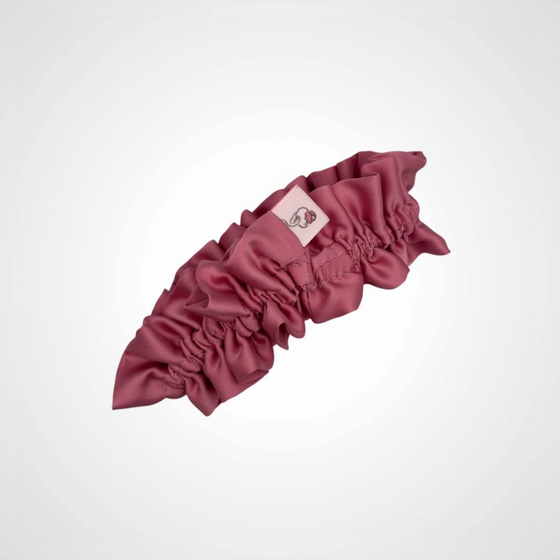 SCRUNCHIE MIT VOLANT MEDIUM FALMINGO