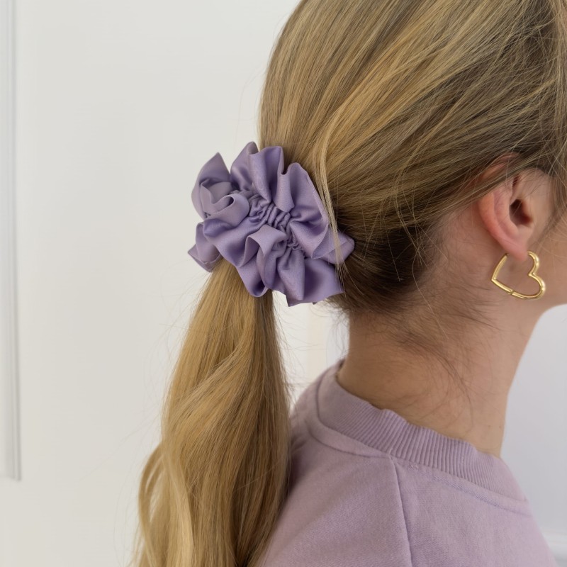 SCRUNCHIE FALBANKA XXL LAVENDER