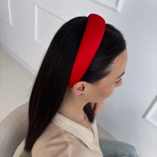Glatte Stirnband Scarlet