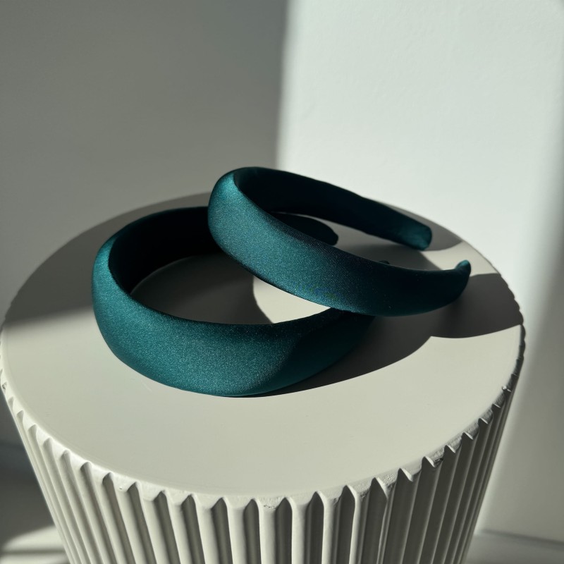 GLATTES STIRNBAND FOREST GREEN
