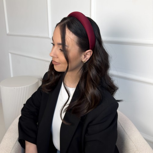 Glatte Stirnband Maroon