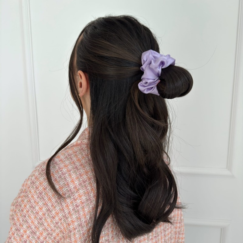 JEDWABNA SCRUNCHIE SMALL LILAC