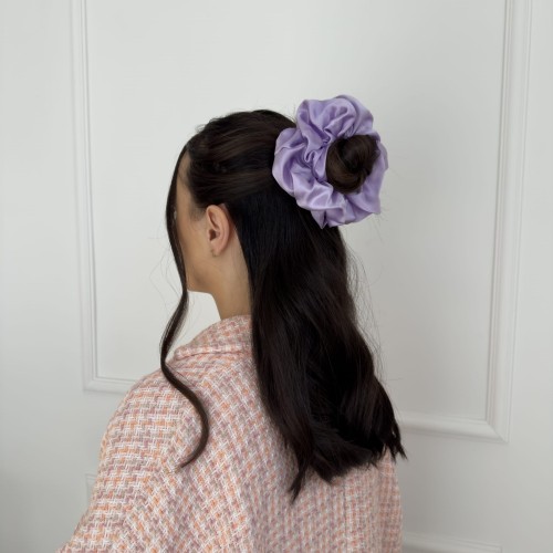 Seiden-Haargummi XXL Lilac