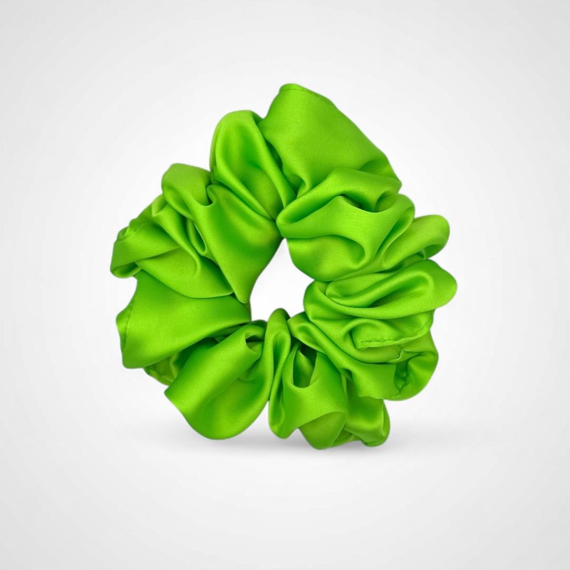 ZESTAW 4 SCRUNCHIES LIMONKA