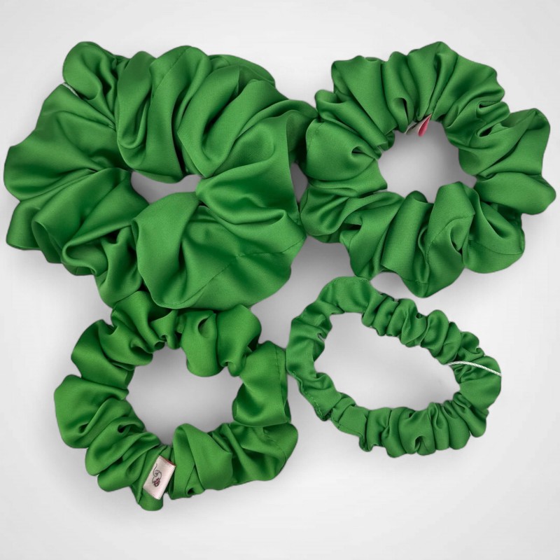 ZESTAW 4 SCRUNCHIES GRASS