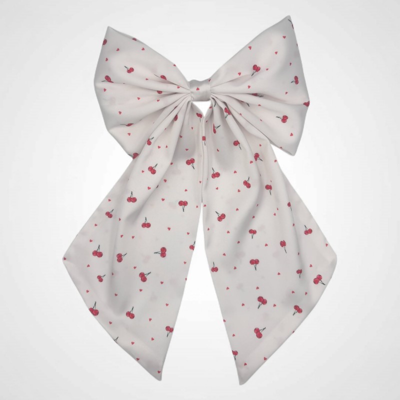 CHERRY-BOWTIE AUF DER HAARSPANGE