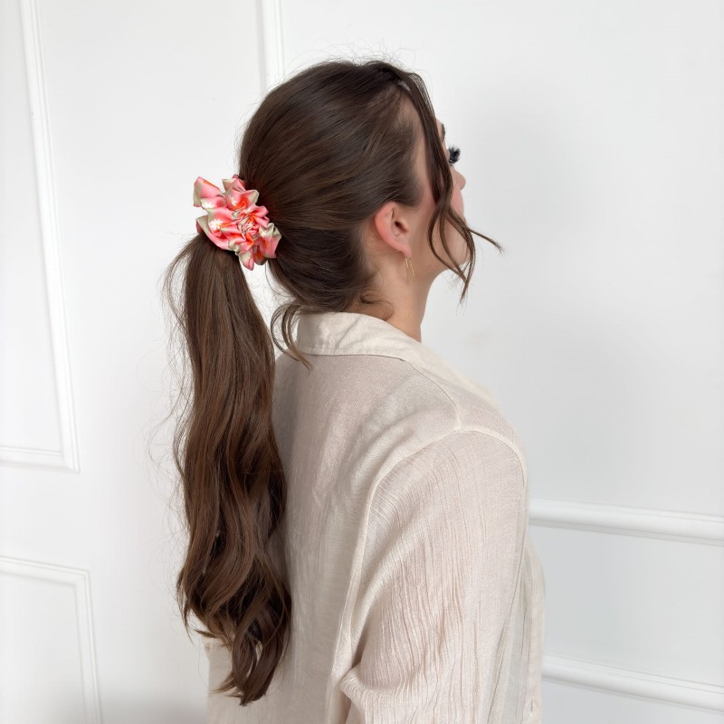 SCRUNCHIE MAXI MARGARETKA MIT RÜSCHEN