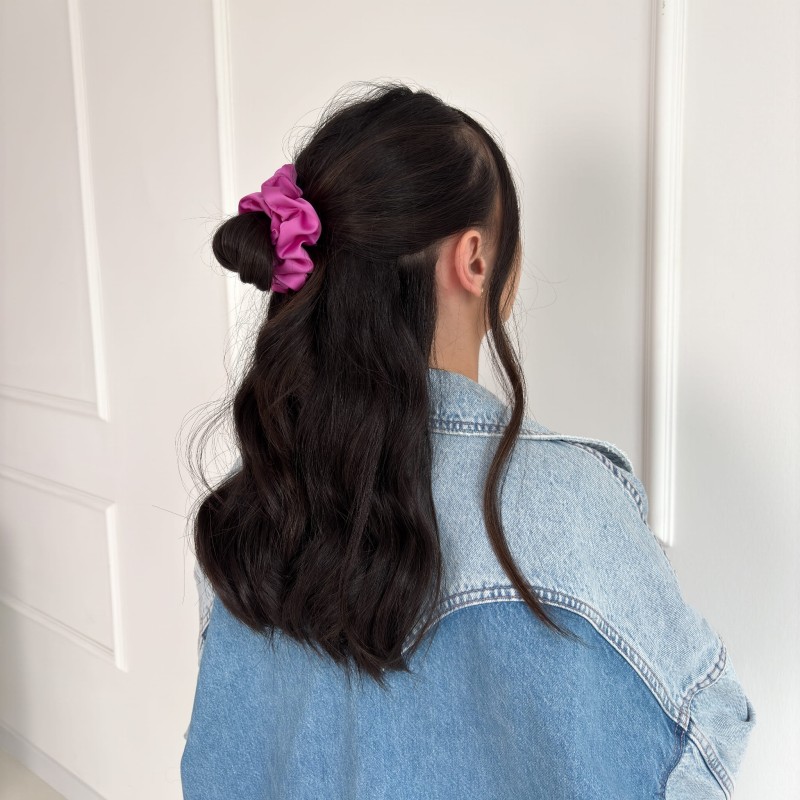 MEDIUM SCRUNCHIE MAUVE