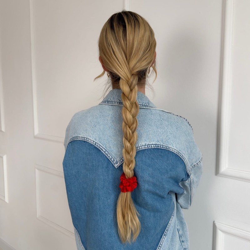 MINI SCRUNCHIE SCARLET