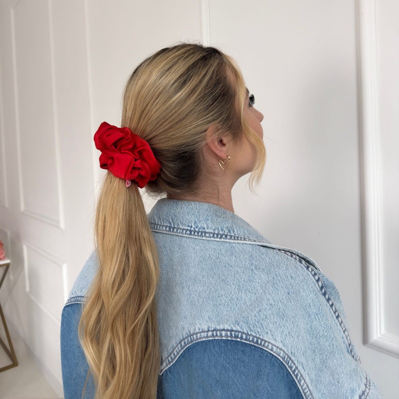 MAXI SCRUNCHIE SCARLET