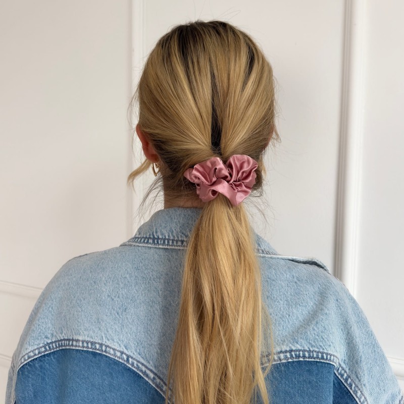SCRUNCHIE MEDIUM DUSTY ROSE