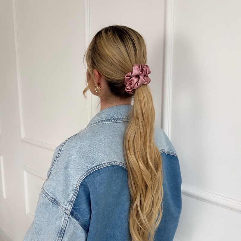 SCRUNCHIE MEDIUM DUSTY ROSE