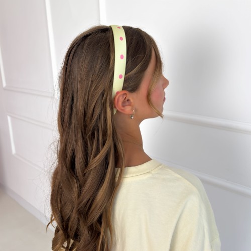 Glatte Stirnband S BASIC Limoncello 