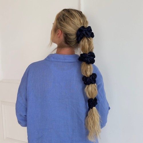Set Gummibänder Navy Blue