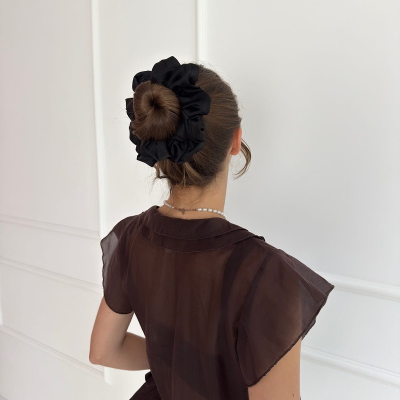 SCRUNCHIE XXL SCHWARZ