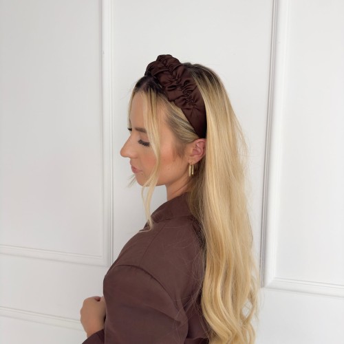  Opaska Marszczona Dark Chocolate