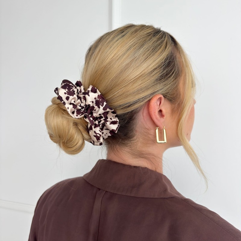 SCRUNCHIE FALBANKA XXL KRÓWKA