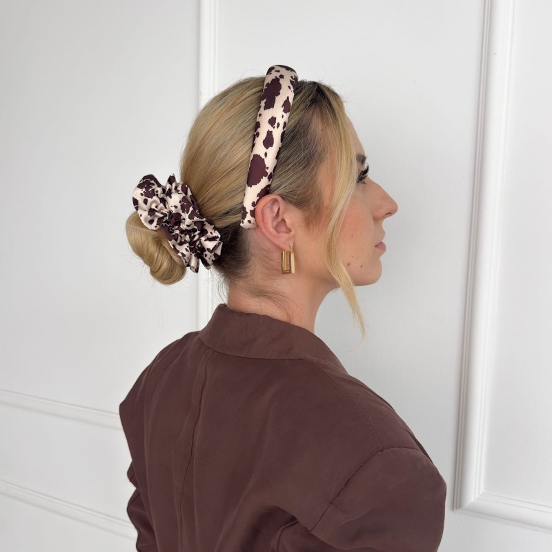 SCRUNCHIE FALBANKA XXL KRÓWKA