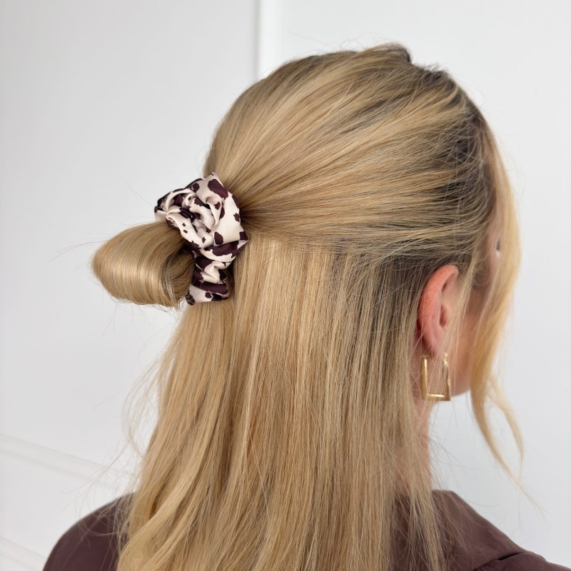 ZESTAW CZTERECH SCRUNCHIE KRÓWKA