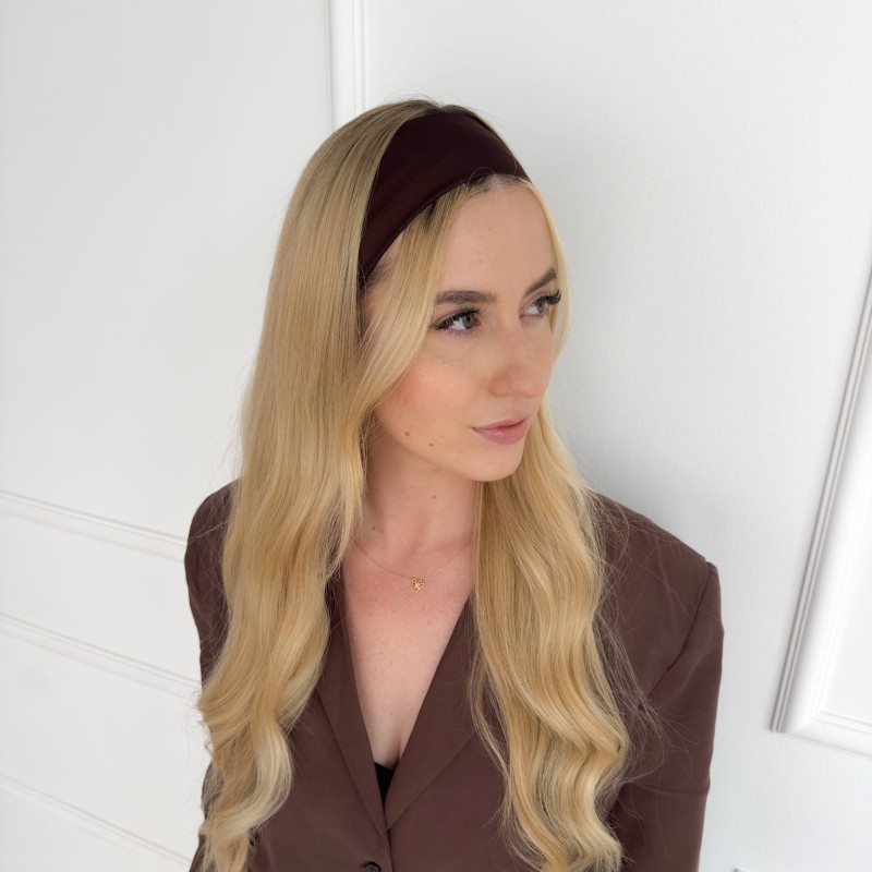 SZEROKA OPASKA DARK CHOCOLATE