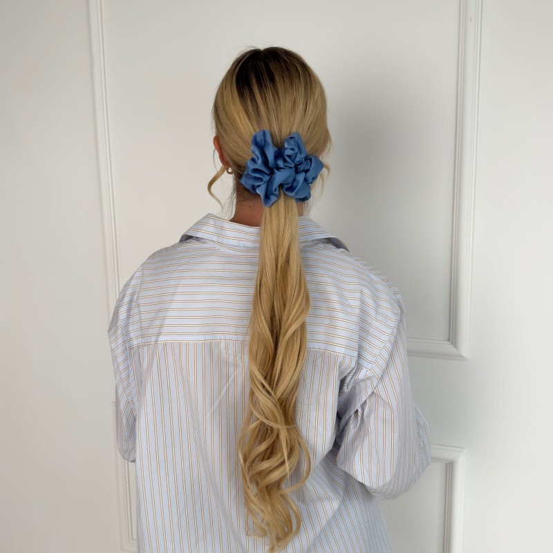 MAXI SCRUNCHIE BLUE JEANS