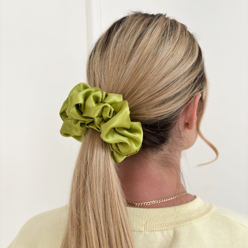 JEDWABNA GUMKA MAXI JABŁKO