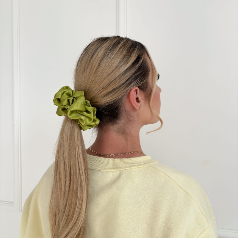 JEDWABNA GUMKA MAXI JABŁKO