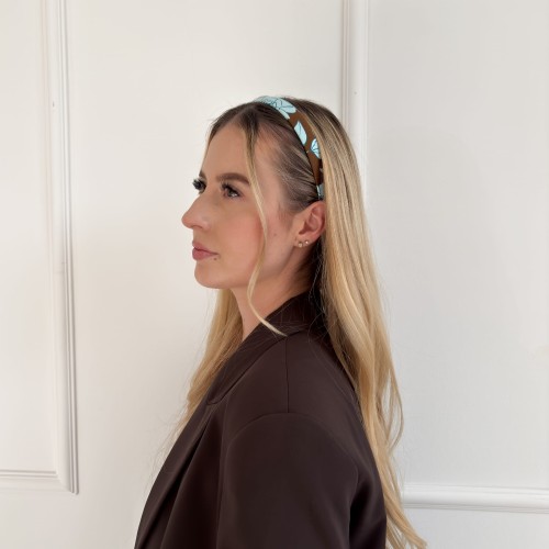 Opaska Jedwabna Gładka S BASIC Chloe