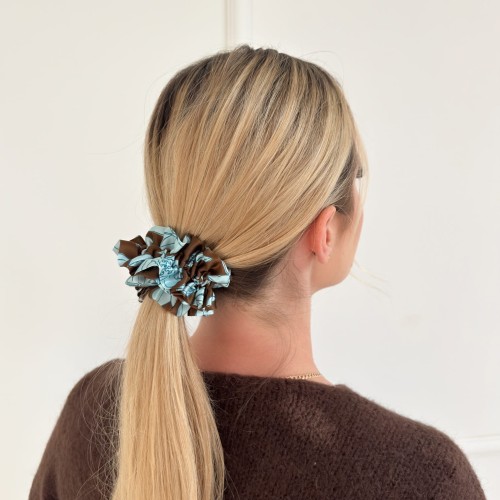 Jedwabna Gumka Falbanka Maxi Chloe