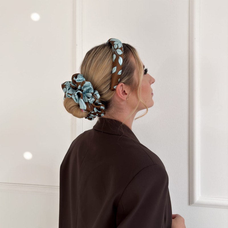 OGROMNA JEDWABNA GUMKA DO WŁOSÓW