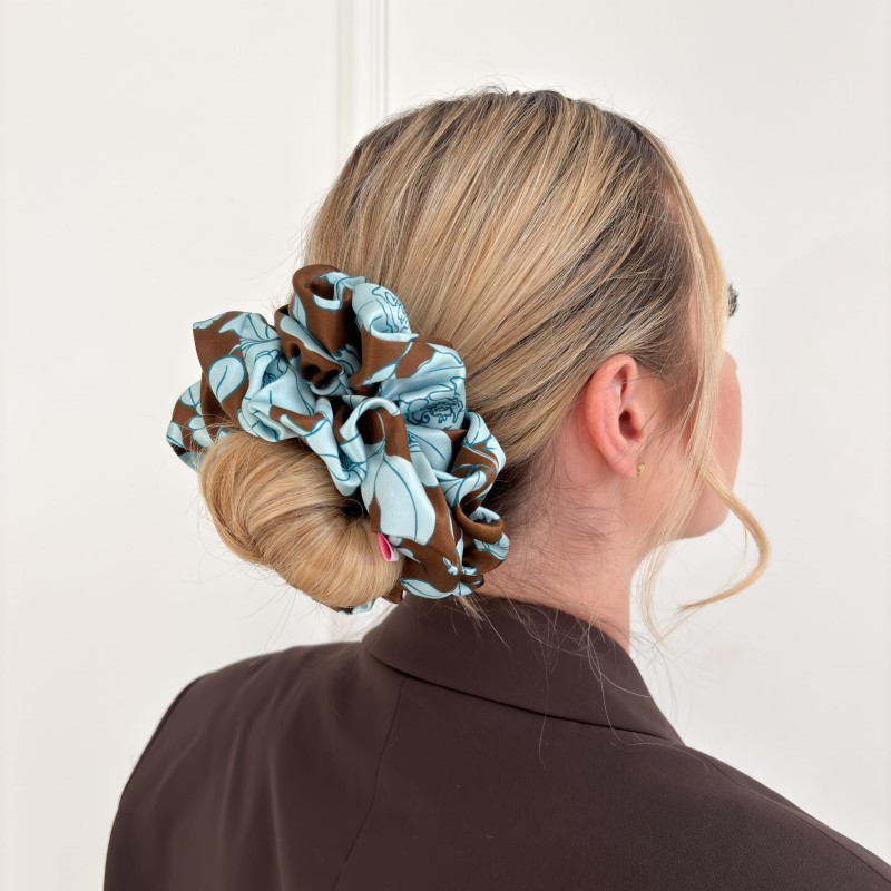 OGROMNA JEDWABNA GUMKA DO WŁOSÓW