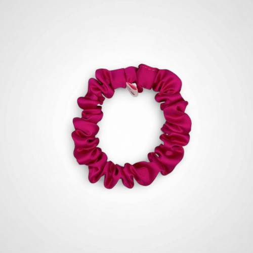 Seiden-Gummiband Mini Amarant