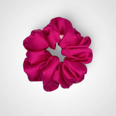 JEDWABNA GUMKA RÓŻOWA MAXI