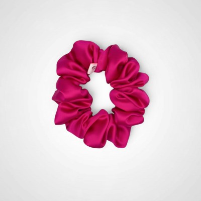 Jedwabna gumka Medium Amarant