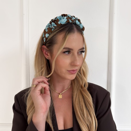 Jedwabna Opaska  Marszczona Chloe