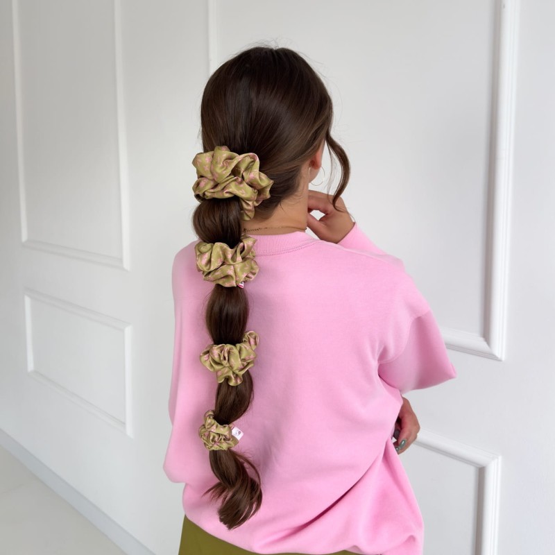 ZESTAW CZTERECH SCRUNCHIE ROSALITA
