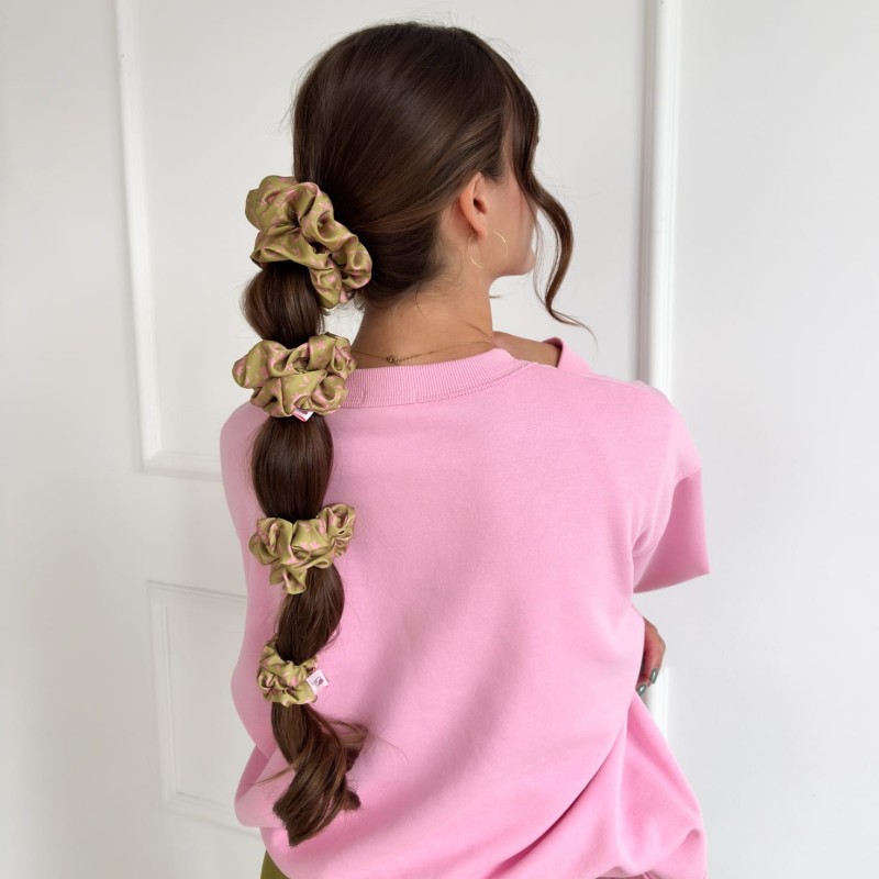 ZESTAW CZTERECH SCRUNCHIE ROSALITA